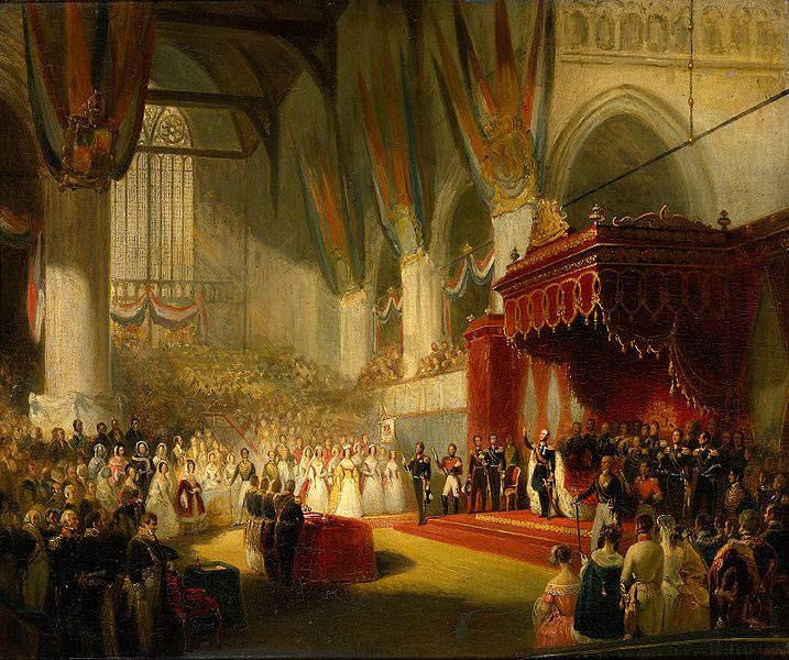 The Inauguration of King William II in the Nieuwe Kerk, Amsterdam, 28 November 1840